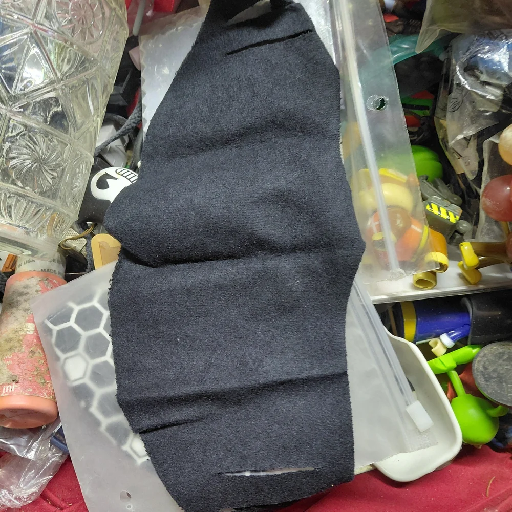 oy vey! Black Graphic Face Mask